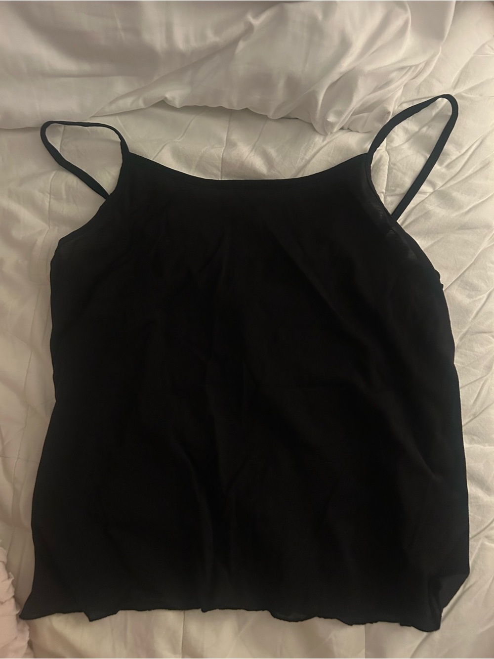 Classic Black Spaghetti Strap Tank Top